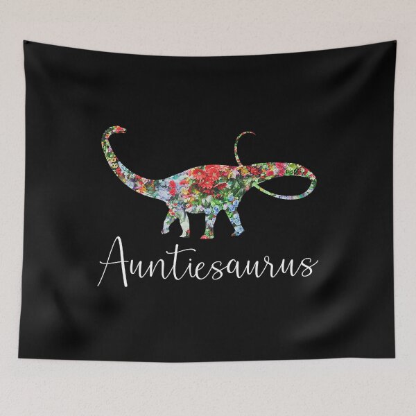 Item preview, Auntiesaurus Funny Floral Aunt Dinosaur Unique Gift Women designed and sold by HugheDemeyer.