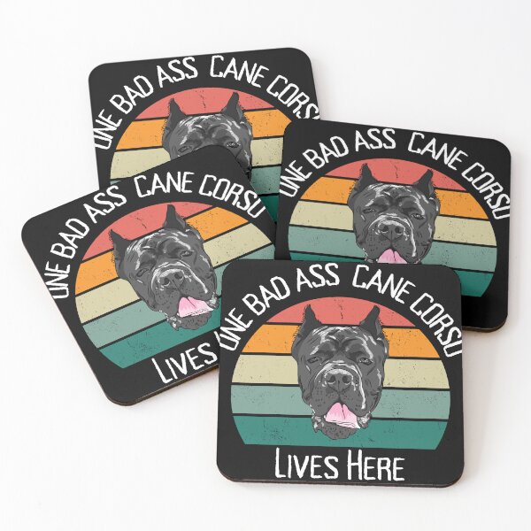 Item preview, MerchHaus - One Bad Ass Cane Corso Lives Here Funny Pet Design  designed and sold by MerchHaus.