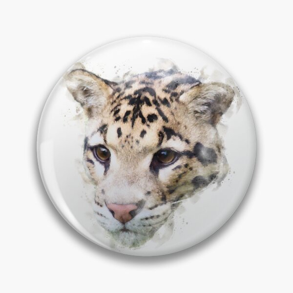 Item preview, Clouded Leopard Watercolour Artwork designed and sold by Typeglyphs.