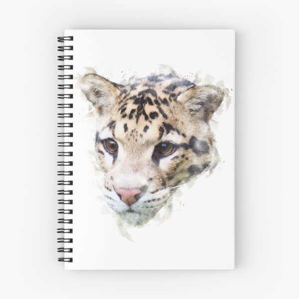 Item preview, Clouded Leopard Watercolour Artwork designed and sold by Typeglyphs.