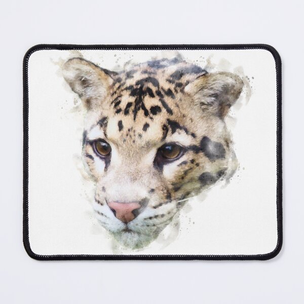 Item preview, Clouded Leopard Watercolour Artwork designed and sold by Typeglyphs.