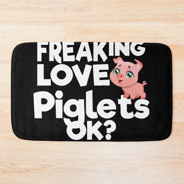 Item preview, I just Freaking Love Piglets OK T-Shirt designed and sold by KhireeSmith.