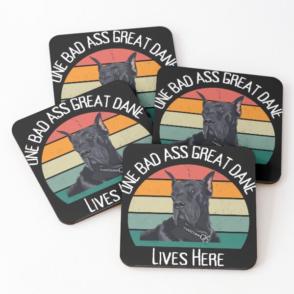 Item preview, MerchHaus - One Bad Ass Great Dane Lives Here Funny Pet Design  designed and sold by MerchHaus.
