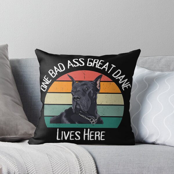 Item preview, MerchHaus - One Bad Ass Great Dane Lives Here Funny Pet Design  designed and sold by MerchHaus.