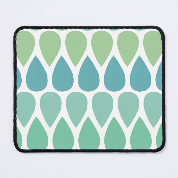 Item preview, Teardrop pattern - mint and green palette designed and sold by Home Cyn Home.