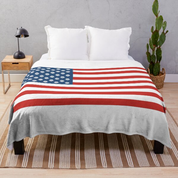 Item preview, Dog Paws American Flag designed and sold by Yogutzta.