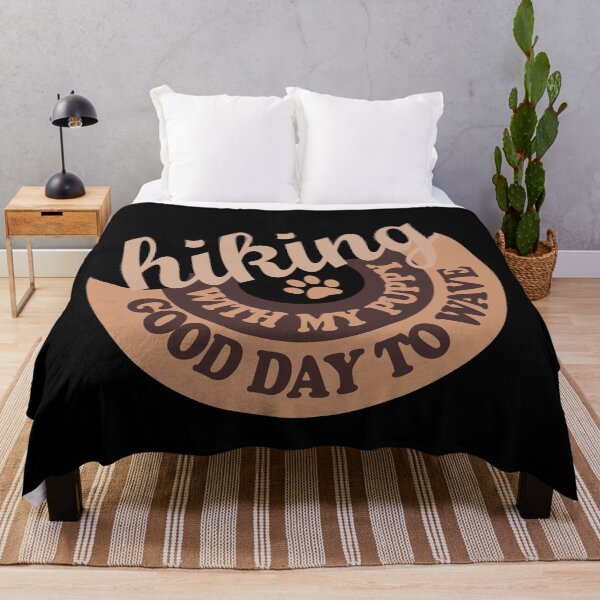 Item preview, hiking with puppy good day to wave designed and sold by Fine Art California.