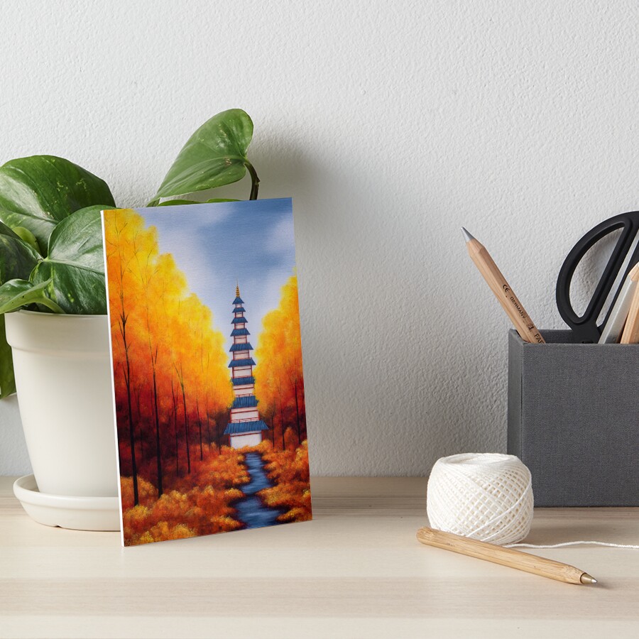 "Bellchime Trail" Art Board Print for Sale by MalMakes Redbubble