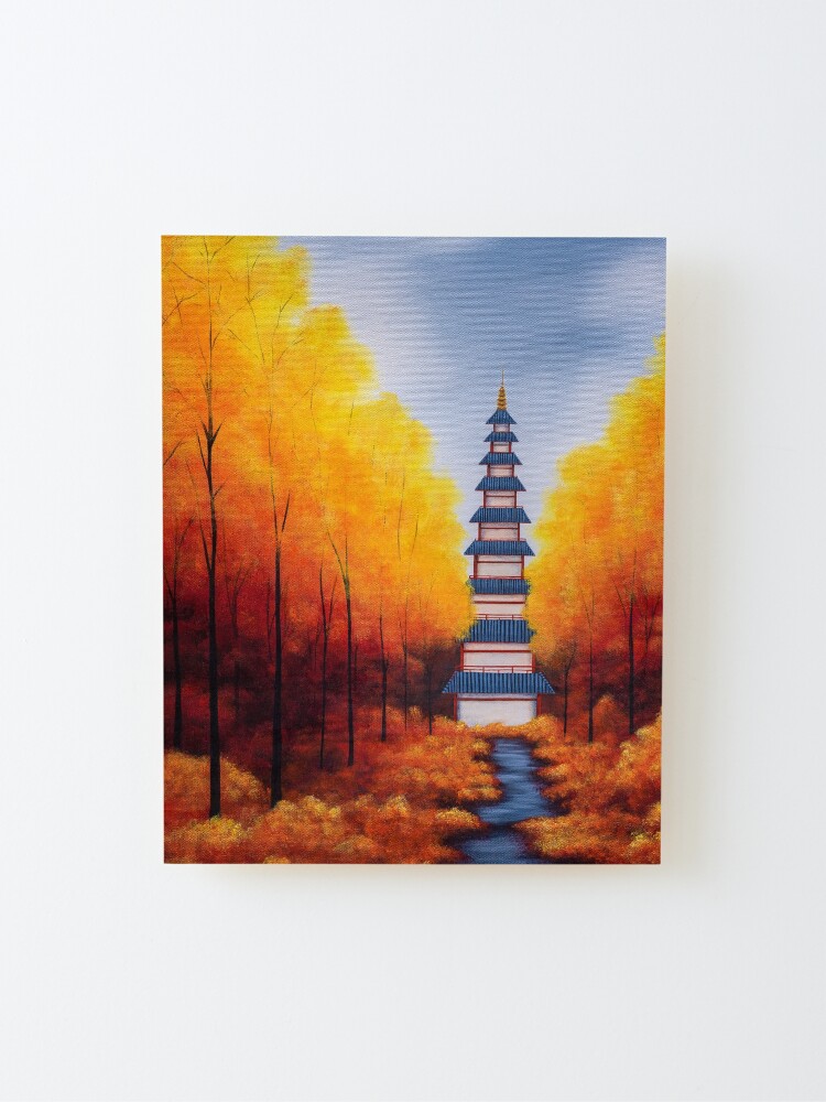 Alternate view of Bellchime Trail Mounted Print
