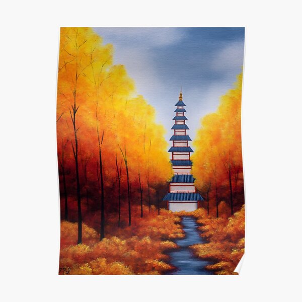 "Bellchime Trail" Poster for Sale by MalMakes Redbubble