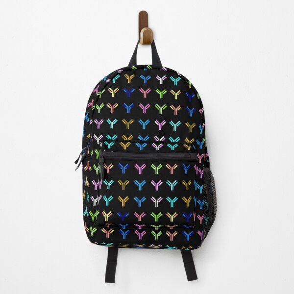 Item preview, Color Inverted Cartoon Antibodies - Black Background designed and sold by Artsy-Chemist.