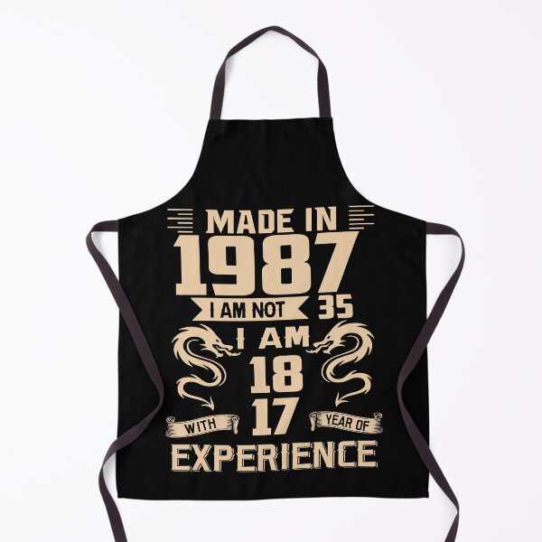 Item preview, Dragon Made In 1987 I Am Not 35 I Am 18 With 17 Years Of Experience designed and sold by AraJordeStore.