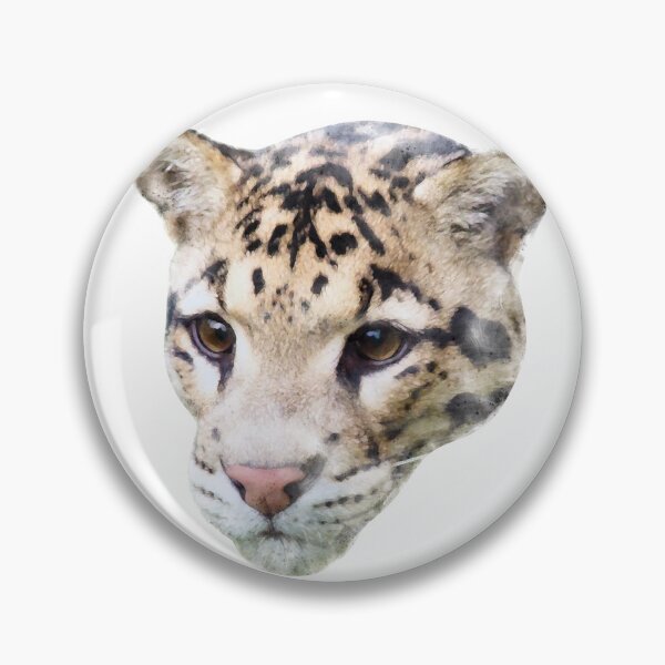 Item preview, Clouded Leopard Watercolour Artwork – Sticker Edition  designed and sold by Typeglyphs.