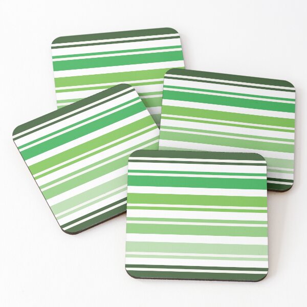 Item preview, Shades of Green - Horizontal Stripes designed and sold by burbankdesigns.