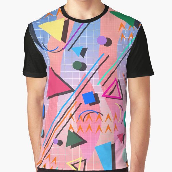 80s pop retro pattern 2 Graphic T-Shirt