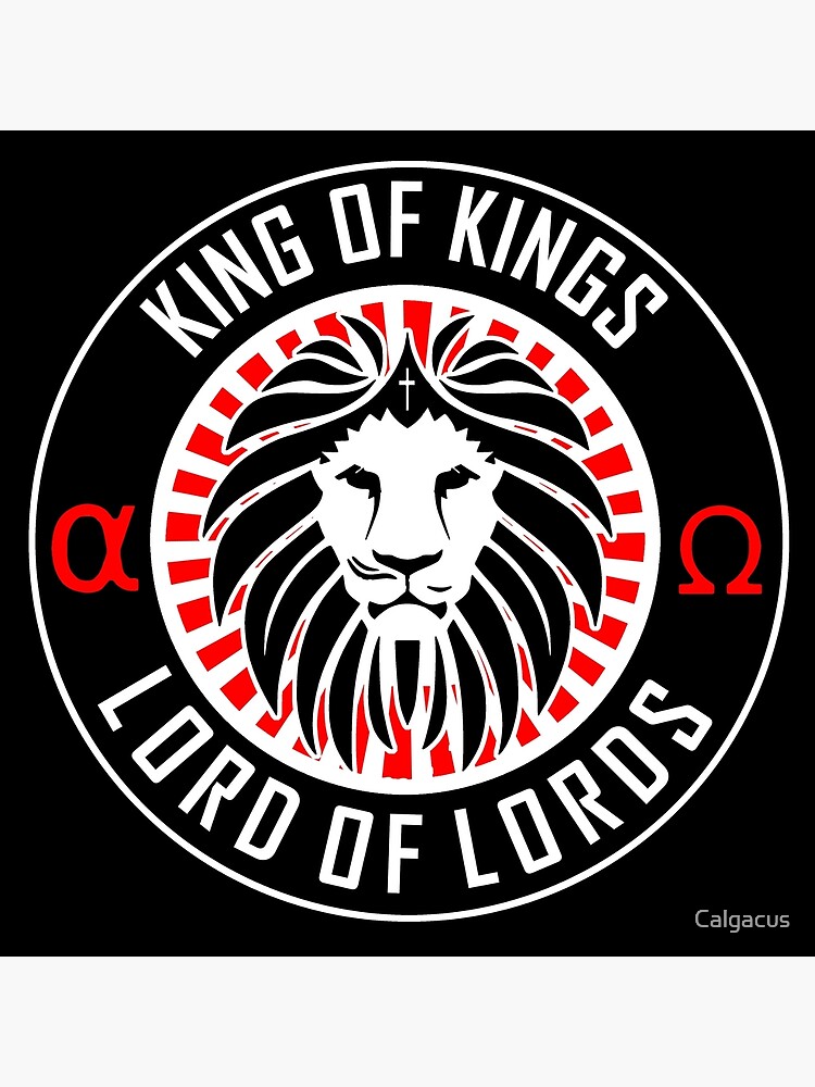 KING OF KINGS LORD OF LORDS ALPHA AND OMEGA Greeting Card