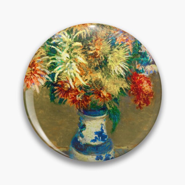 Item preview, Caillebotte - Chrysanthemums 1893 designed and sold by Go Logo Designs.