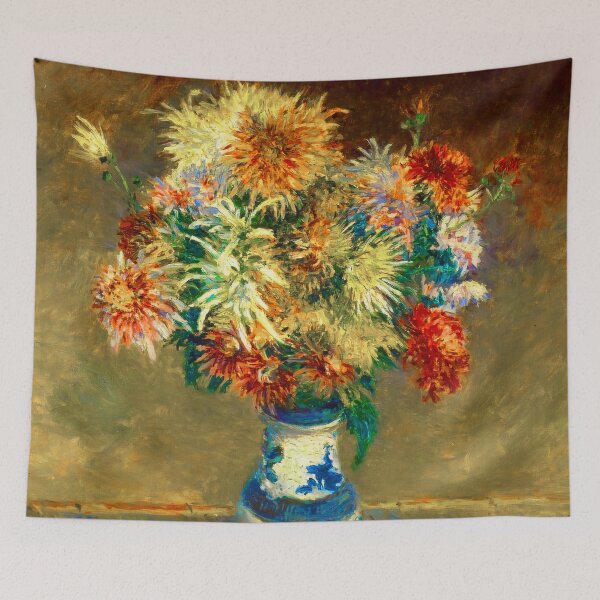 Item preview, Caillebotte - Chrysanthemums 1893 designed and sold by Go Logo Designs.
