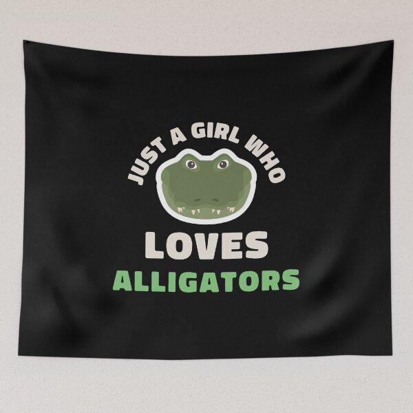 Item preview, Just A Girl Who Loves Alligators Funny Alligators Gift design designed and sold by Merchking1.