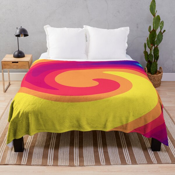 Item preview, Colour Wave on Yellow designed and sold by KeksWorkroom.