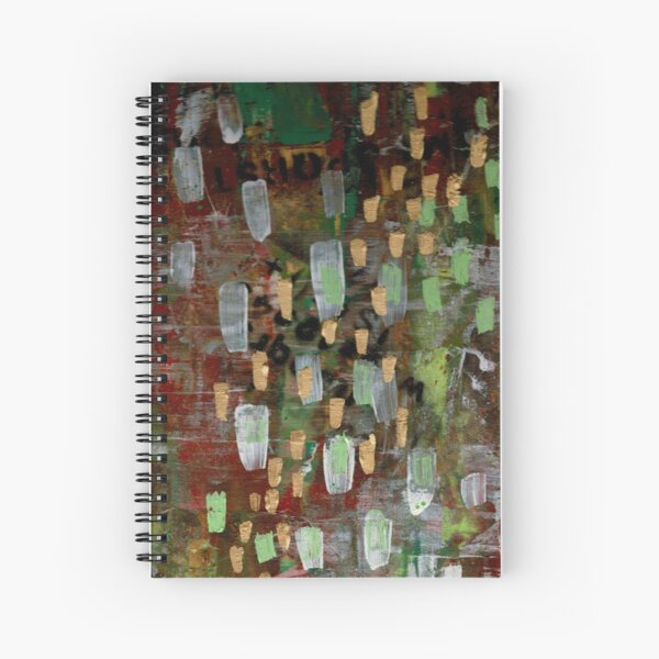 Abstract Dashes Spiral Notebook