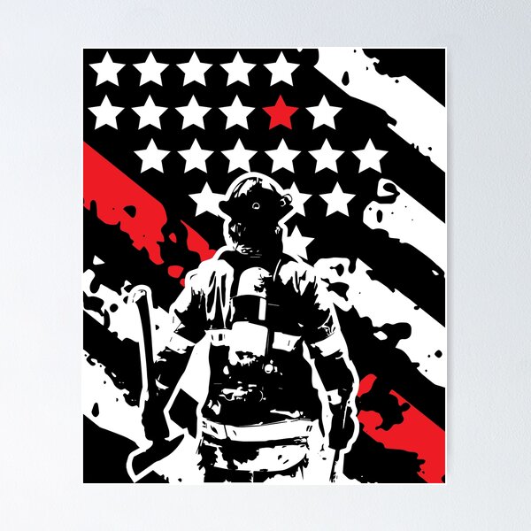 Item preview, American Firefighter designed and sold by mohsenmohamed.