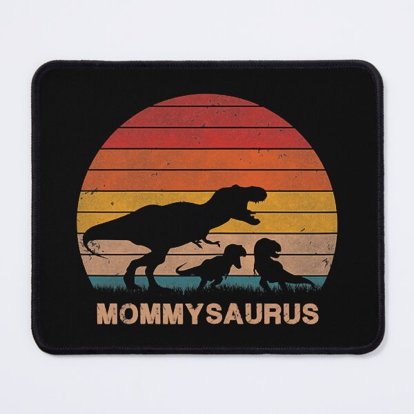 Item preview, Mommy Dinosaur Mommysaurus Two Kids Son Daughter Mom Gift designed and sold by HugheDemeyer.