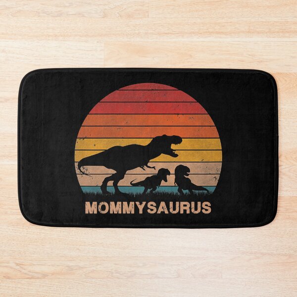 Item preview, Mommy Dinosaur Mommysaurus Two Kids Son Daughter Mom Gift designed and sold by HugheDemeyer.