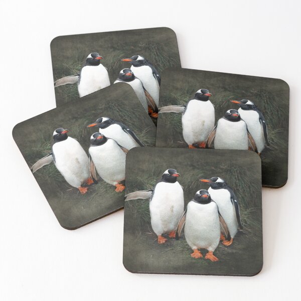 Item preview, Welcoming committee - gentoo penguins Macquarie Island designed and sold by Trish Hart.