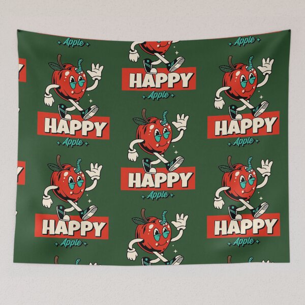 Item preview, Happy Apple Cartoon designed and sold by JustAmbers.