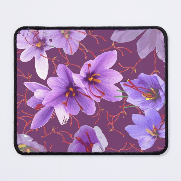 Item preview, Saffron flowers - Color variation: Violet Iris designed and sold by Eejee-SK.