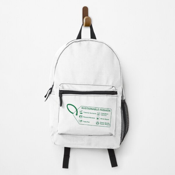 Item preview, Sustainable Fashion care labels, care for the earth, respect workers, trade fair, wash cold and line dry, mend, repair, upcycle, swap, donate and recycle designed and sold by Hollyharry.