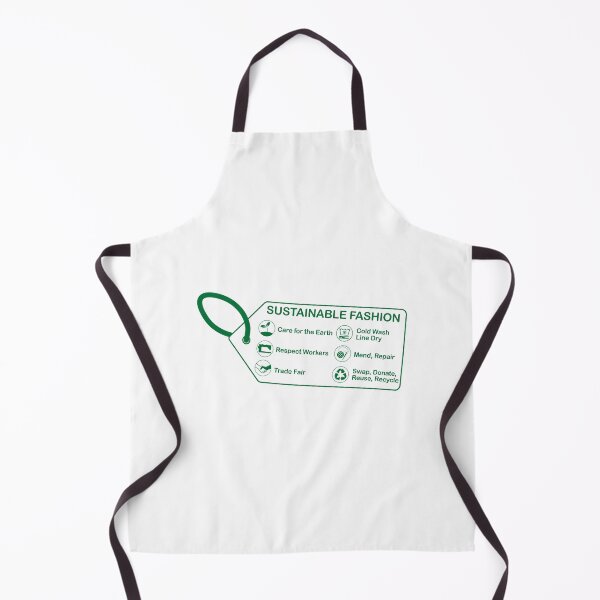 Item preview, Sustainable Fashion care labels, care for the earth, respect workers, trade fair, wash cold and line dry, mend, repair, upcycle, swap, donate and recycle designed and sold by Hollyharry.