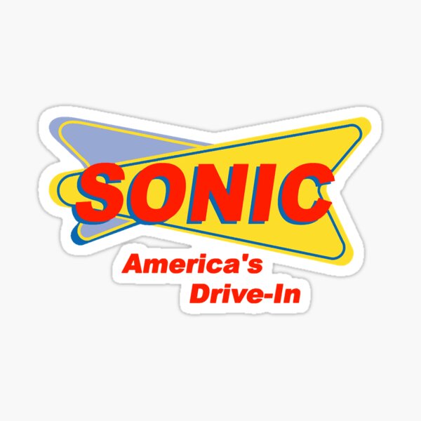 "Funny Gift Sonic Americas Drive In Fast Food Logo Red Cute Gifts