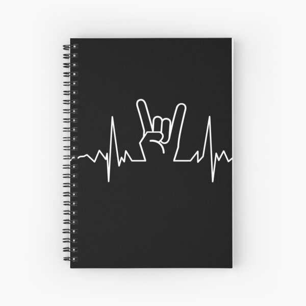 Latidos de metal pesado Cuaderno de espiral