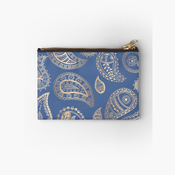Item preview, Classic blue and gold paisley designed and sold by Home Cyn Home.