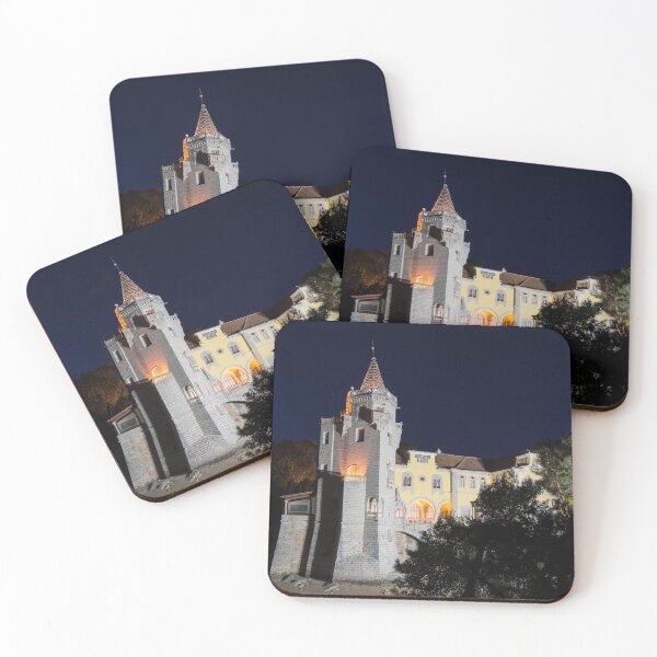 Item preview, Fairytale Mansion - Cascais Portugal Night Magic designed and sold by Georgia Mizuleva.