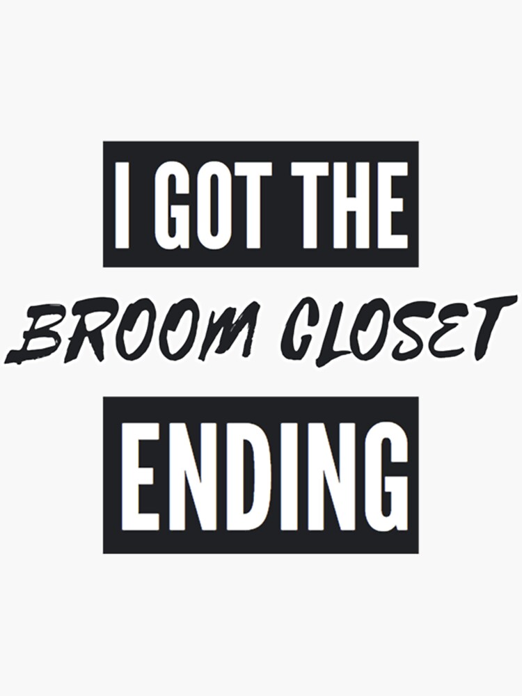 "The Stanley Parable I got the Broom Closet Ending " Sticker for Sale