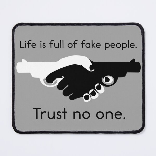 Item preview, Trust No One designed and sold by kittiescuties.