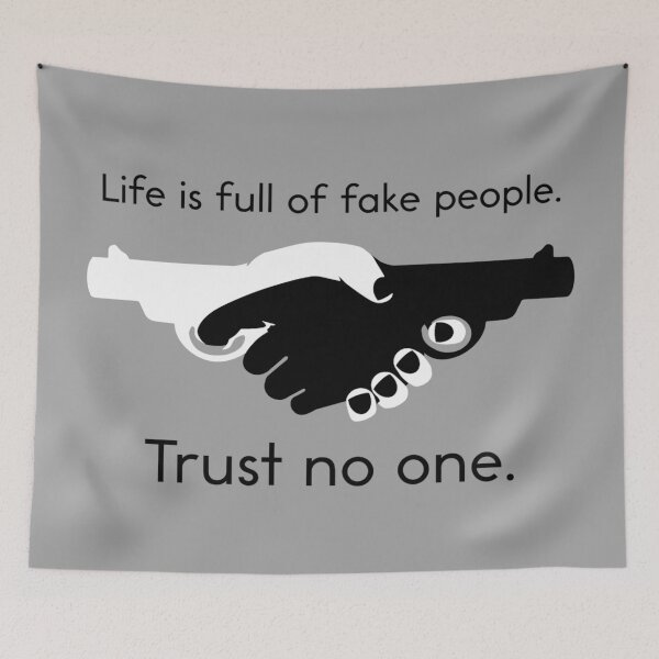 Item preview, Trust No One designed and sold by kittiescuties.