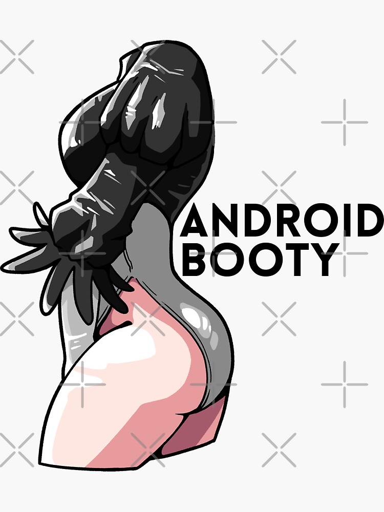 Thumbnail 3 of 3, Sticker, Android Booty designed and sold by Alicaido.