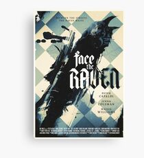 Face The Raven Canvas Print