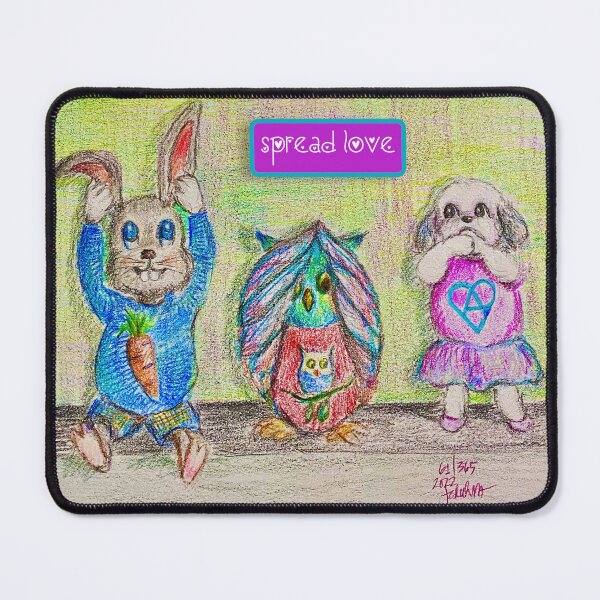 Item preview, Hear no evil. See no evil. Speak no evil. designed and sold by Silver Lining Art.