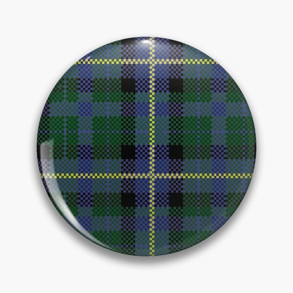Item preview, 8-bit Pixel Green and Blue Tartan Plaid Pattern designed and sold by 9bit.