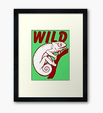 WILD-CHAMELEON Framed Print
