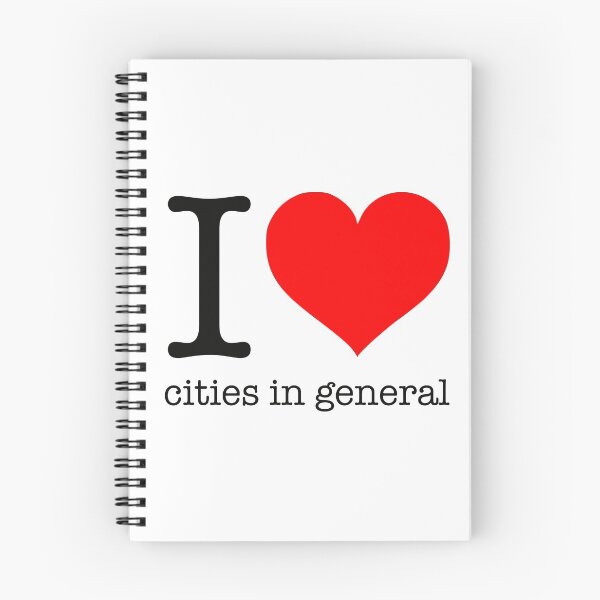 Item preview, I <3 cities in general designed and sold by Spuk.