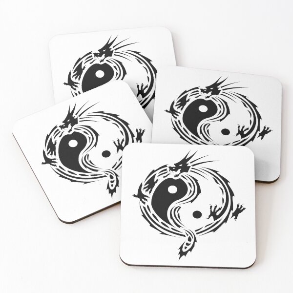 Item preview, Yin Yang Dragon Feng Shui Ying Yang Taoism Zen Buddhism designed and sold by Minnesnowta.