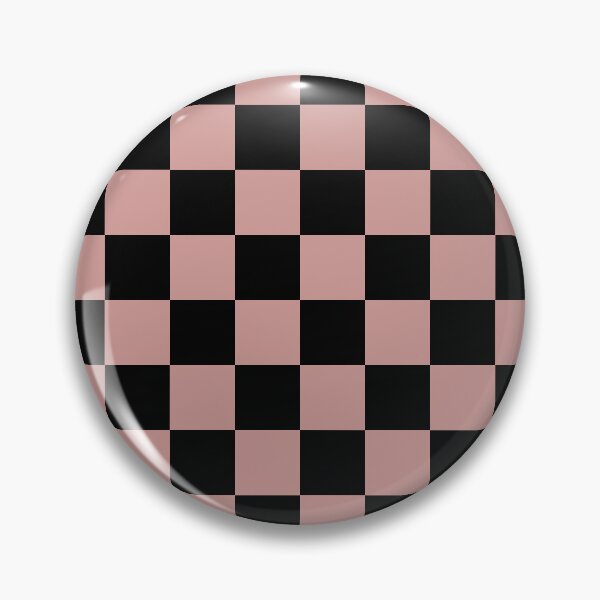 Artikelvorschau, Schwarzes und korallenrotes Beige-Rosa-Schachbrett entworfen und verkauft von KeksWorkroom.