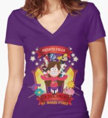 Mabel's Poster Women's Fitted V-Neck T-Shirt