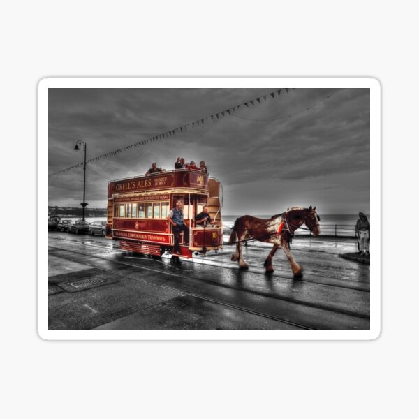 Isle of Man Horse Tram Sticker
